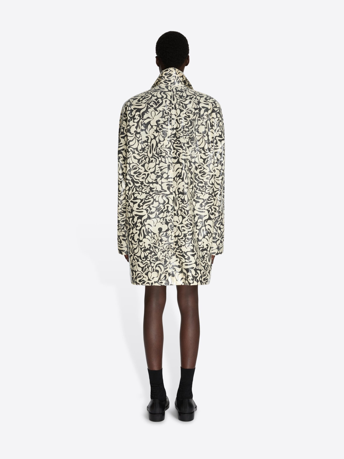 Printed Cotton Mac