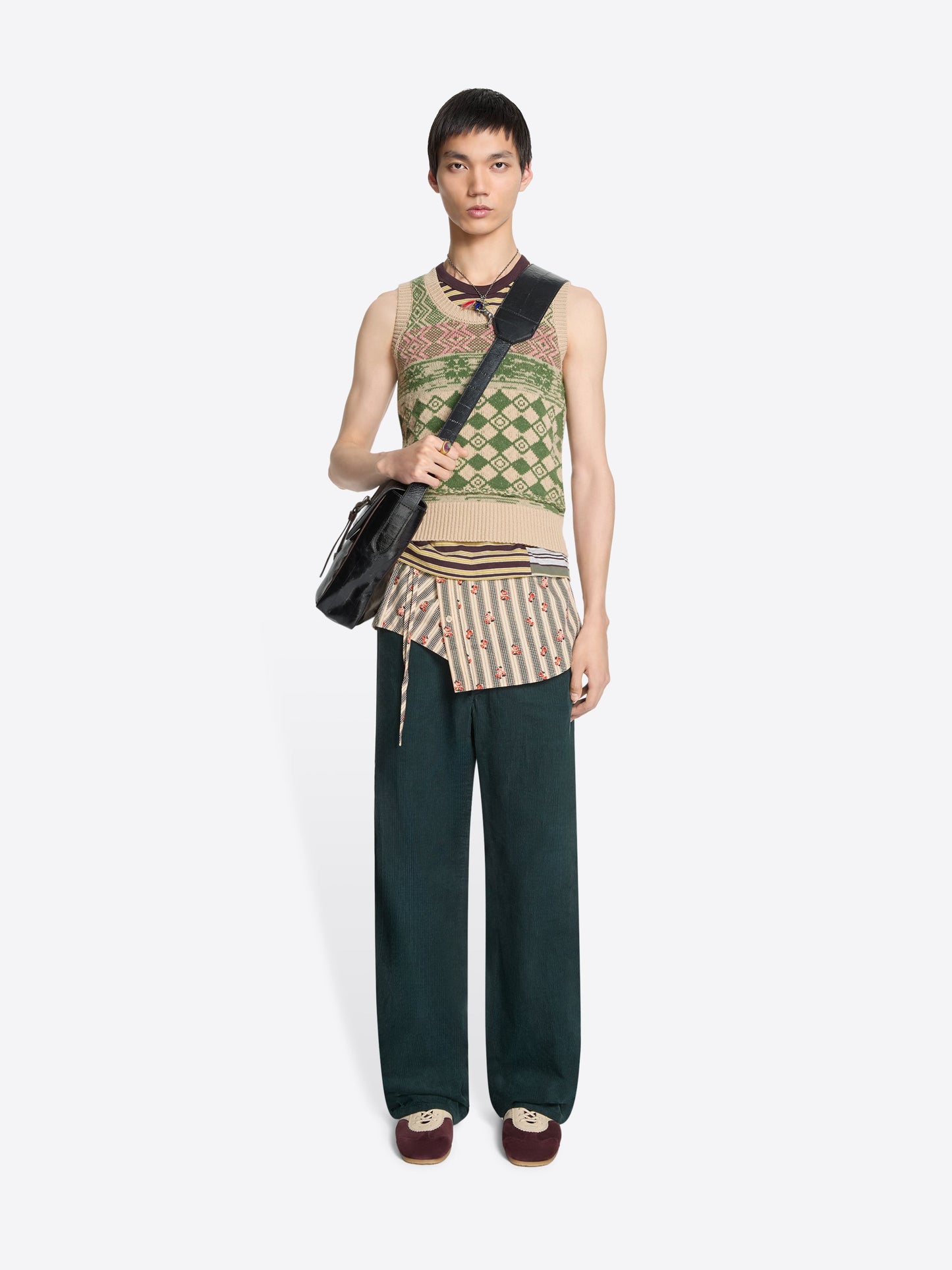 Printed Cotton Wrap Belt