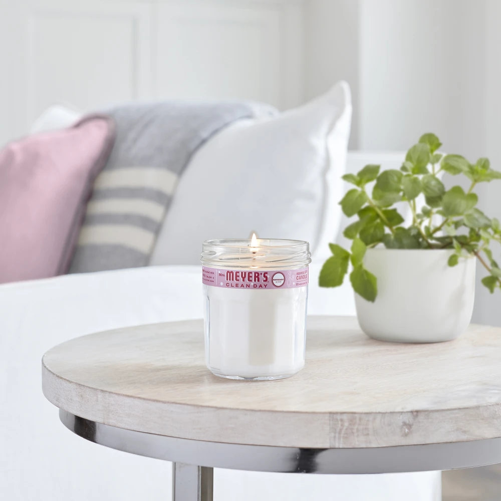 Mrs. Meyers Peppermint Soy Candle Large - for Home Fragrance