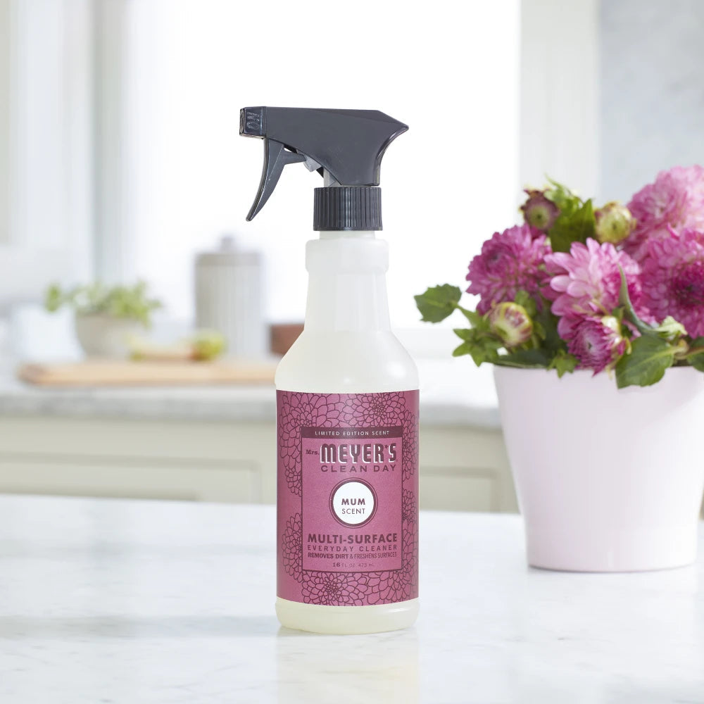 Mrs. Meyers Mum Multi - Surface Everyday Cleaner - for Home Cleaning