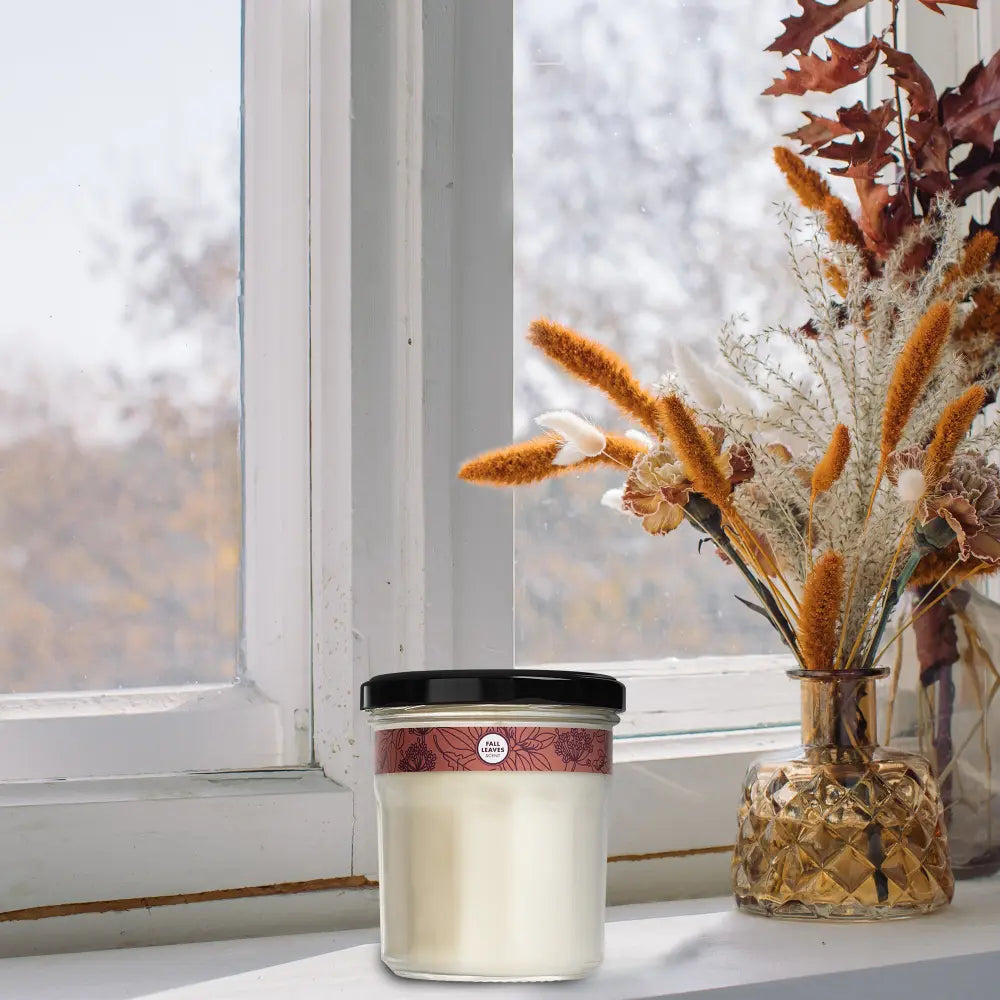 Mrs. Meyers Fall Leaves Soy Candle Large - for Home Fragrance