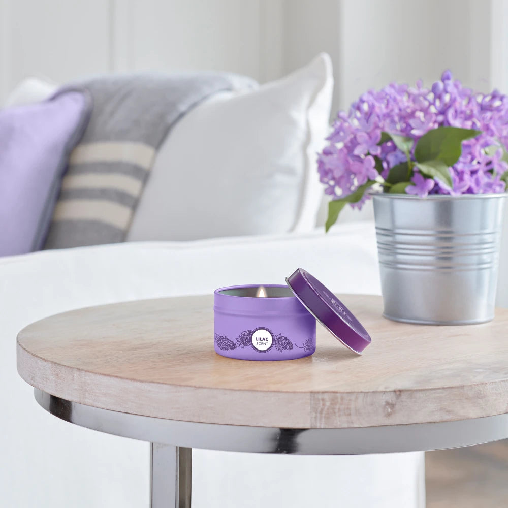 Lilac Tin Candle Mrs. Meyers - for Home Fragrance