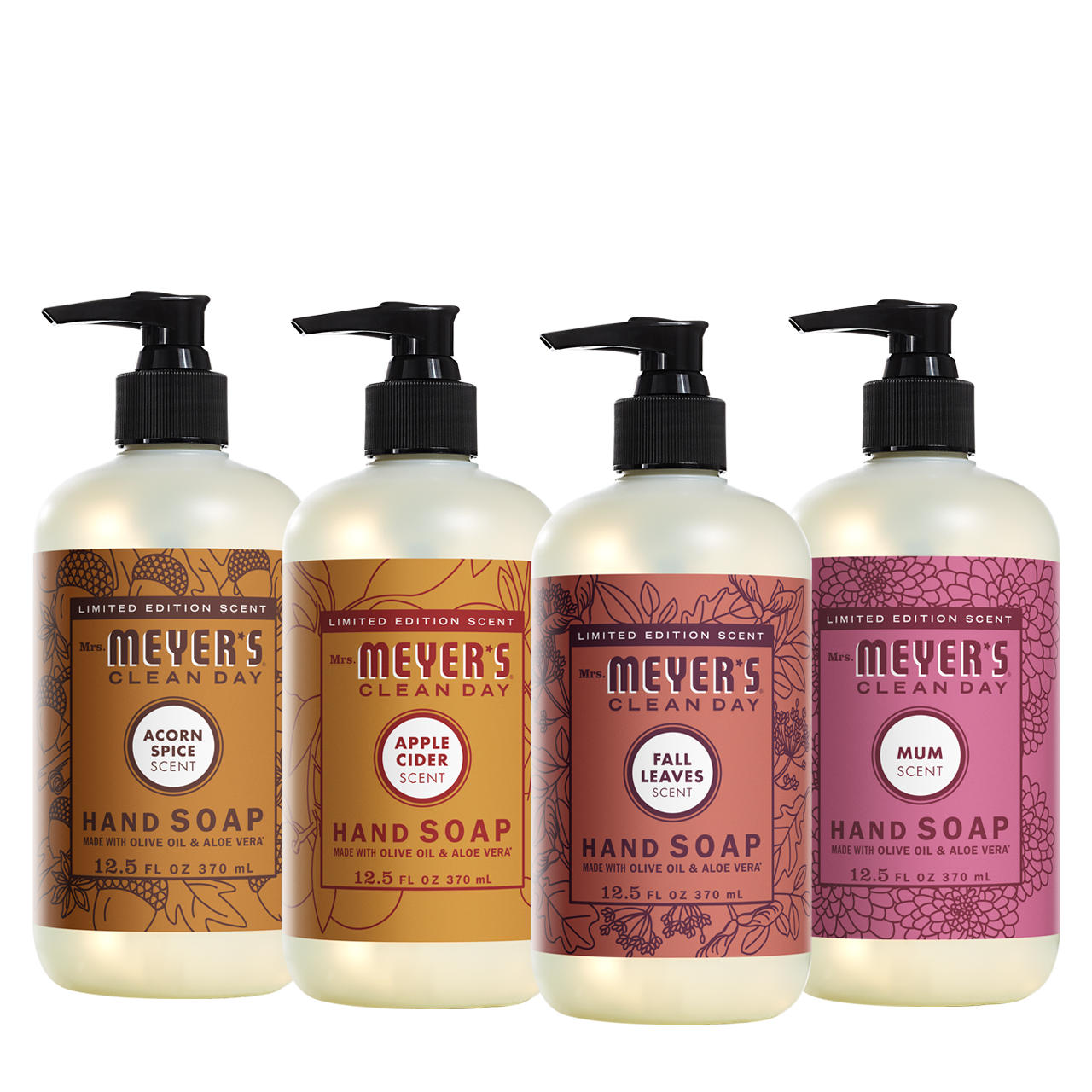 Mrs. Meyers Fall Seasonal Hand Soap Collection - for Hand Care
