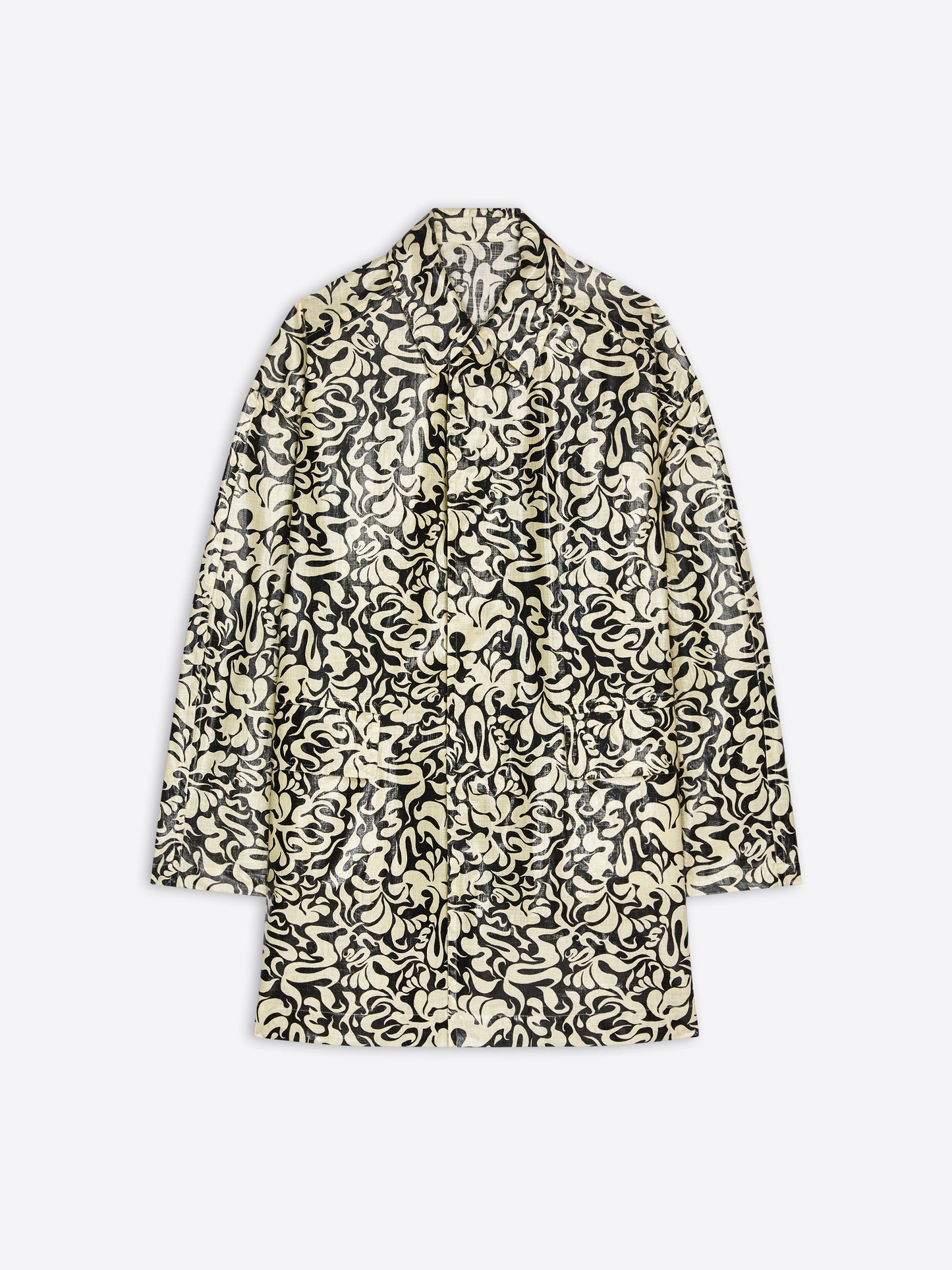 Printed Cotton Mac