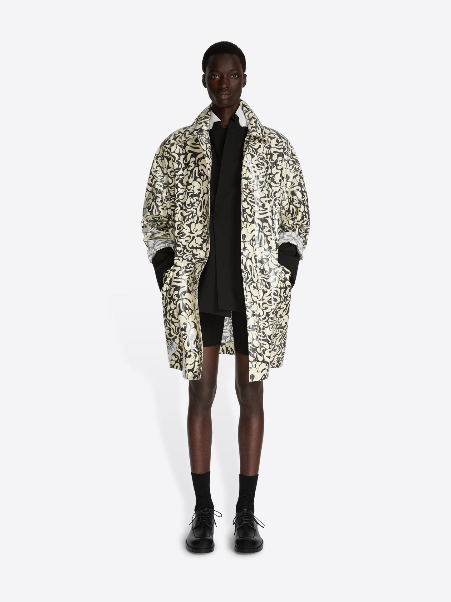 Printed Cotton Mac