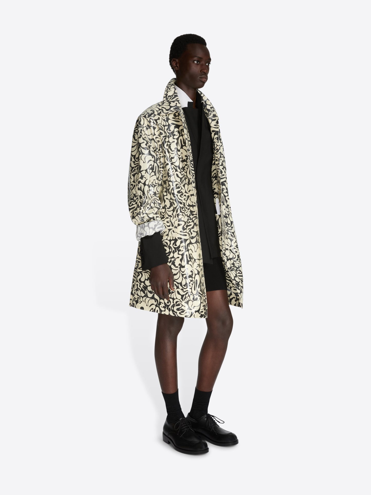Printed Cotton Mac