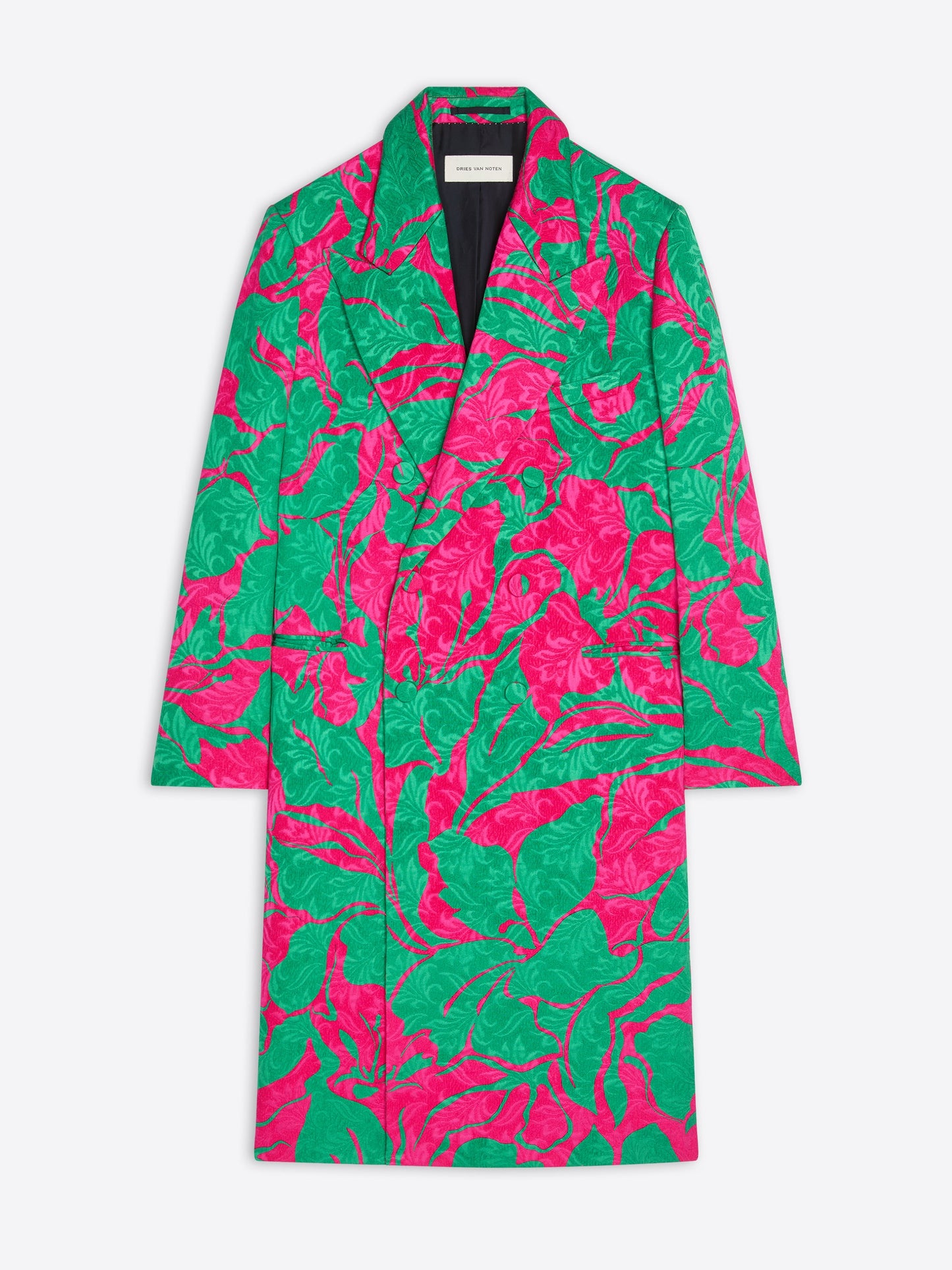 Printed Jacquard Coat