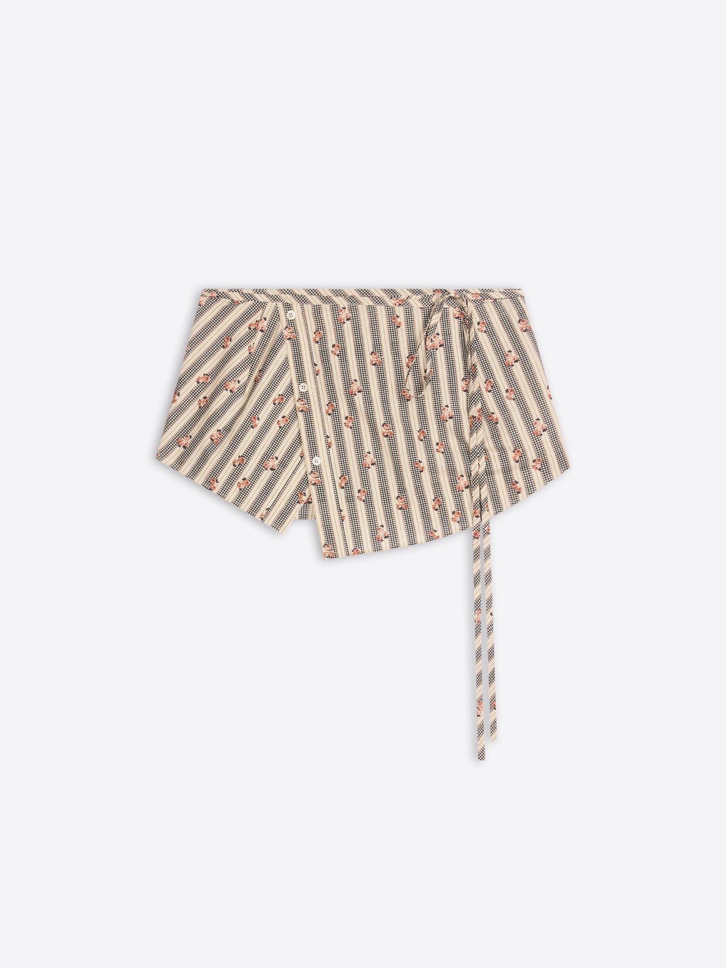 Printed Cotton Wrap Belt