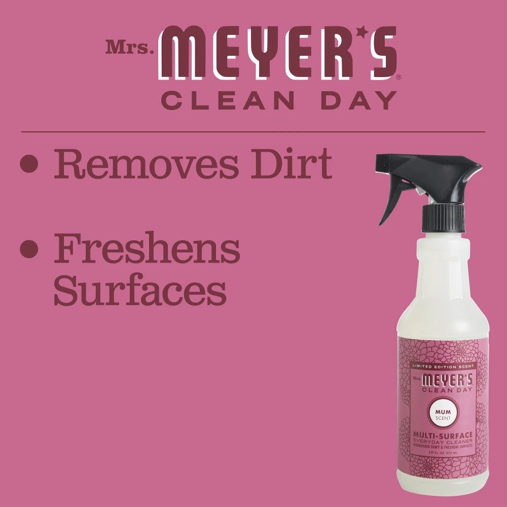 Mrs. Meyers Mum Multi - Surface Everyday Cleaner - for Home Cleaning