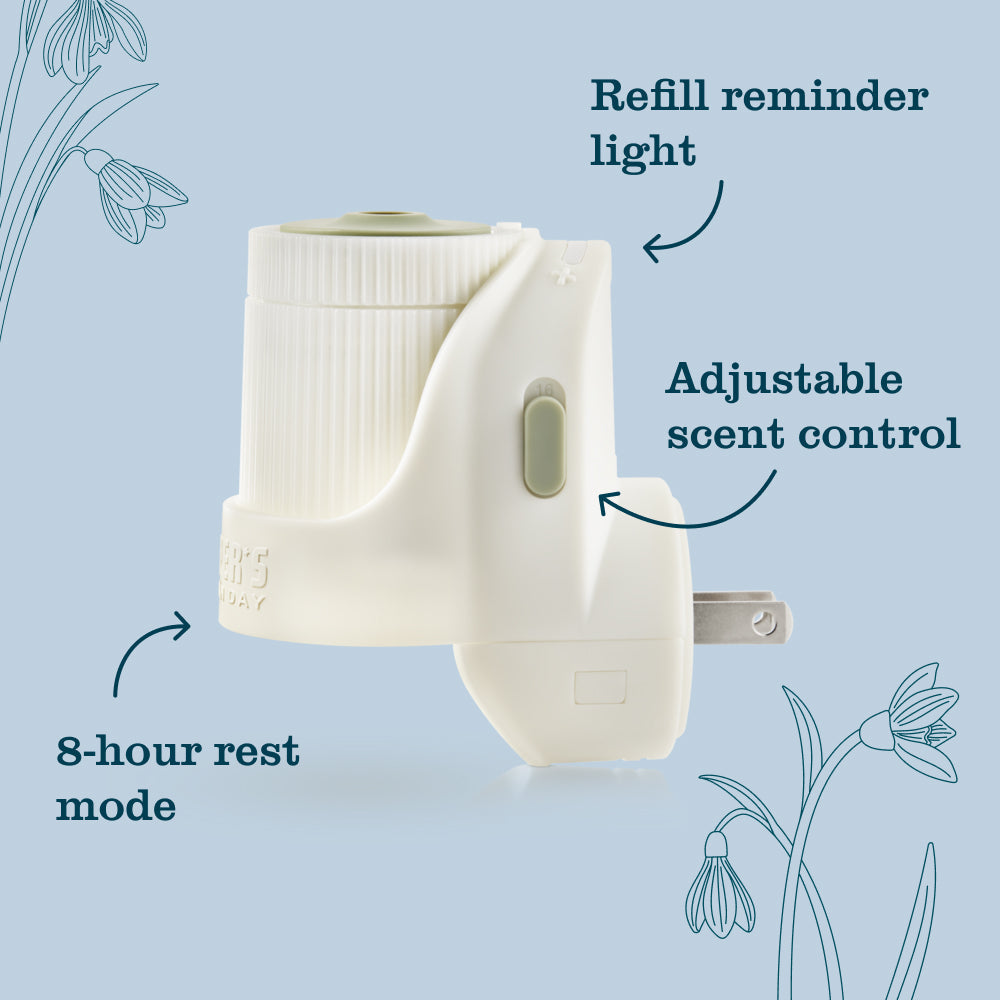 Snowdrop Plug In Scented Oil Refill 2 - Pack - for Home Fragrance
