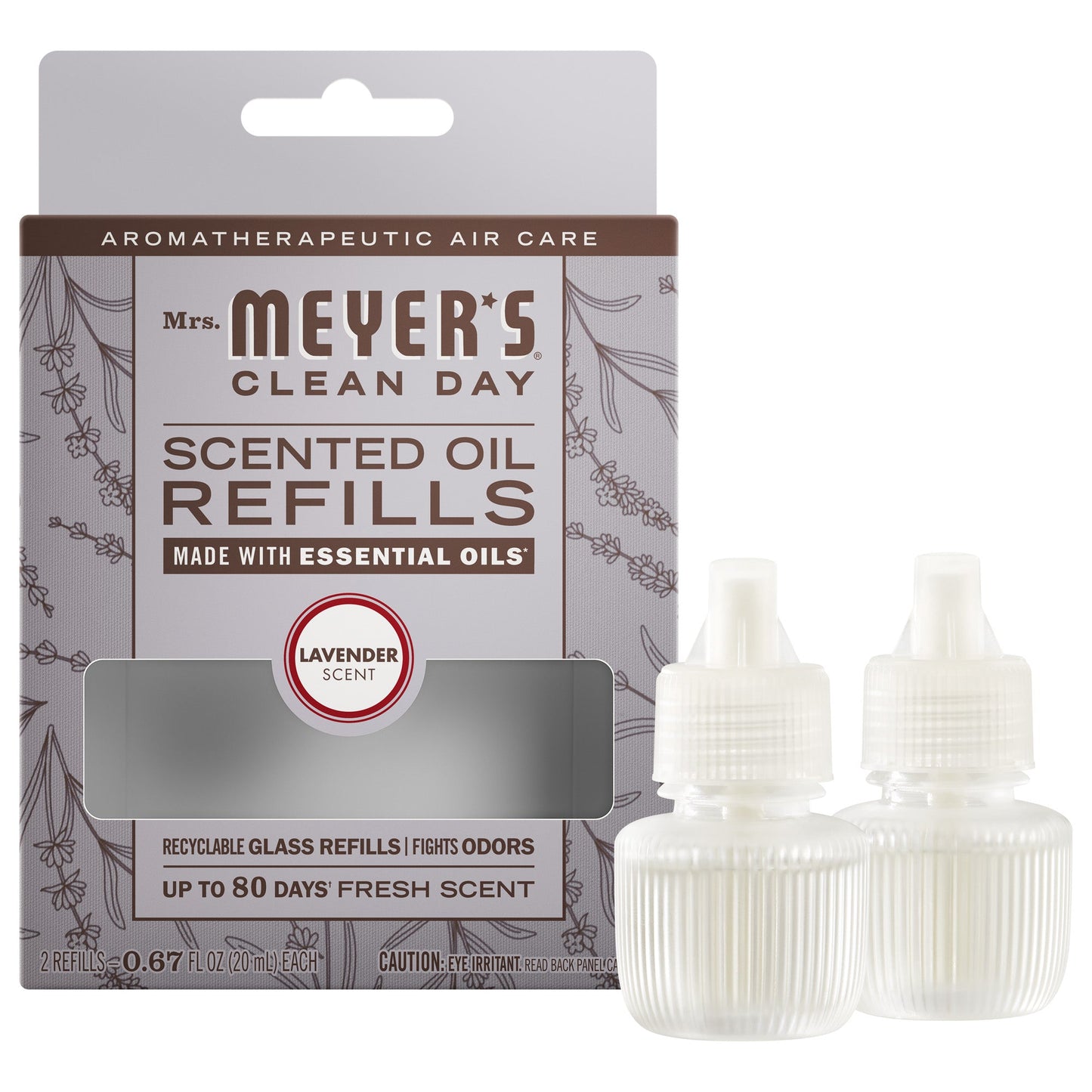 Lavender Plug In Scented Oil Refill 2 - Pack - for Home Fragrance