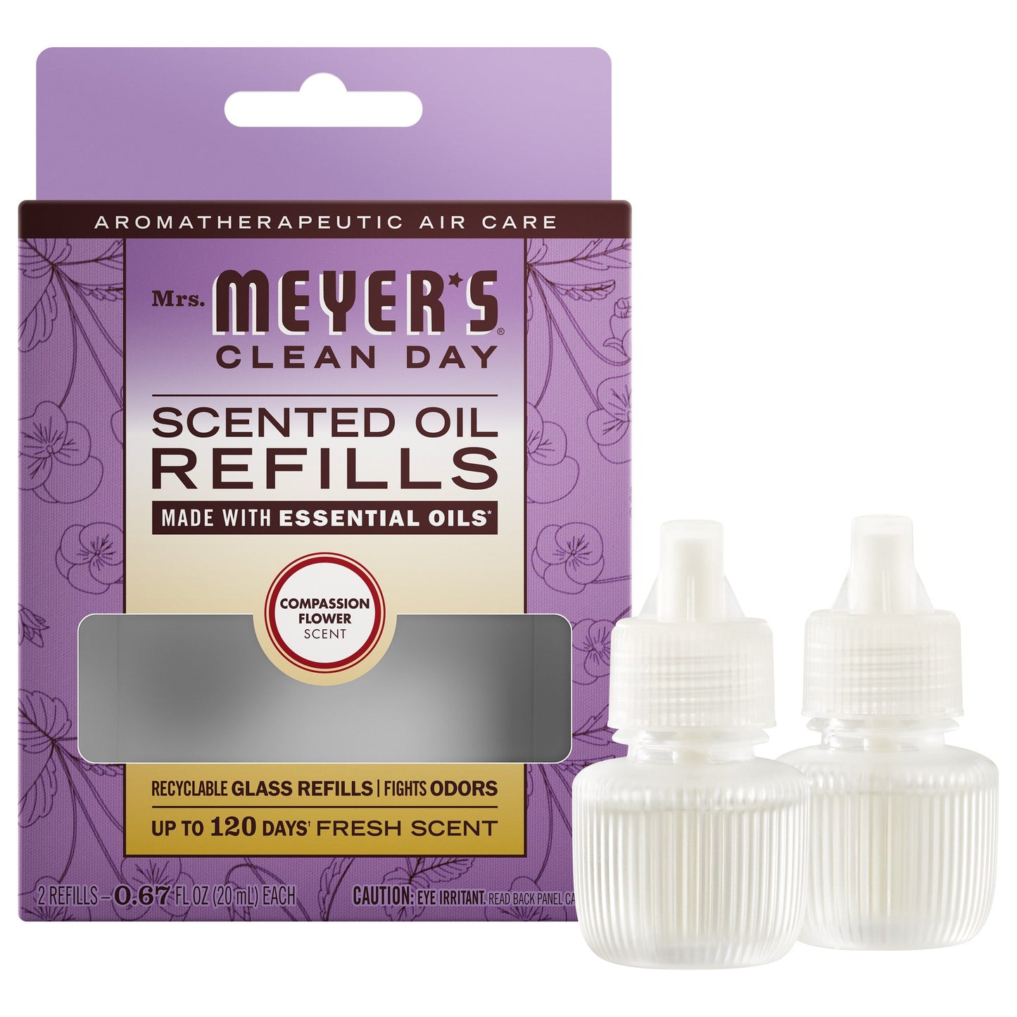 Compassion Flower Plug In Scented Oil Refill 2 - Pack - for Home Fragrance