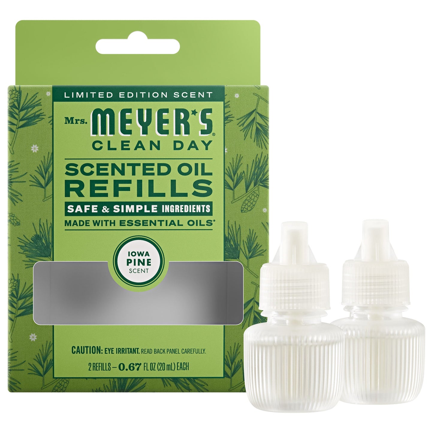 Iowa Pine Plug In Scented Oil Refill 2 - Pack - for Home Fragrance