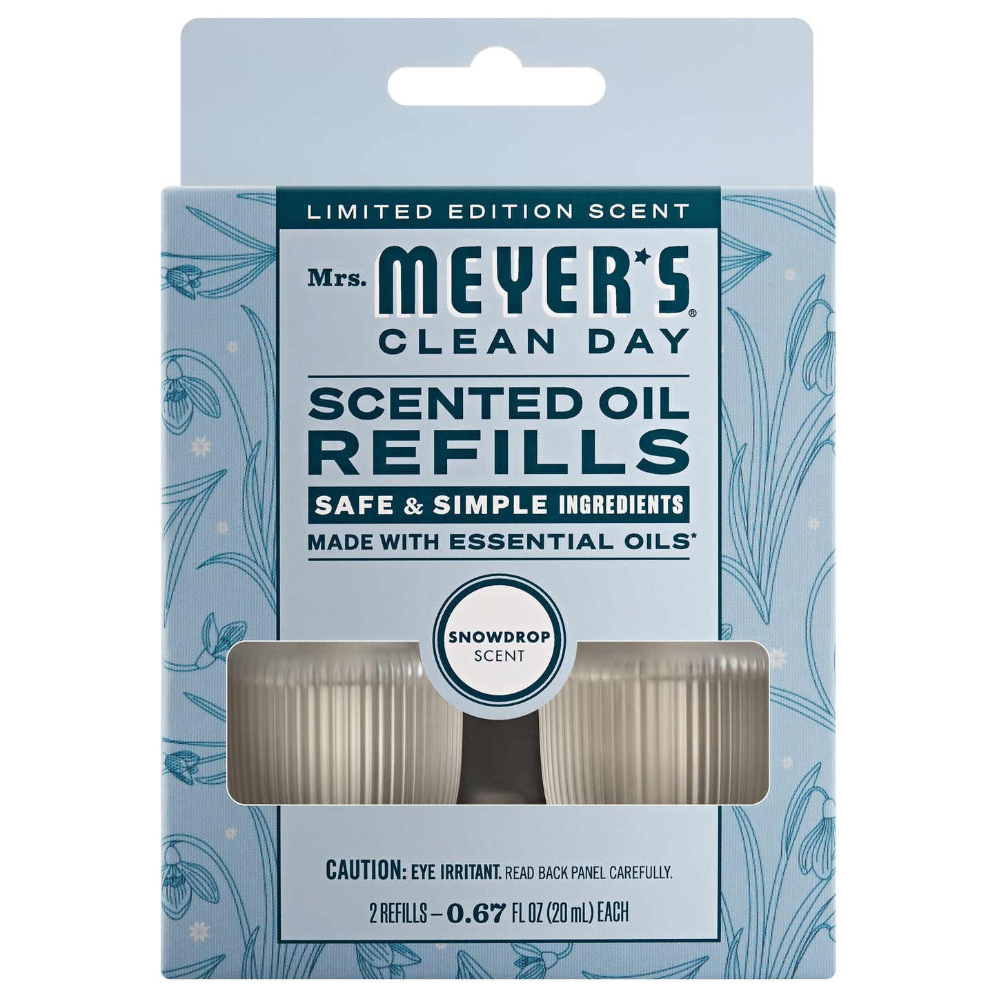 Snowdrop Plug In Scented Oil Refill 2 - Pack - for Home Fragrance