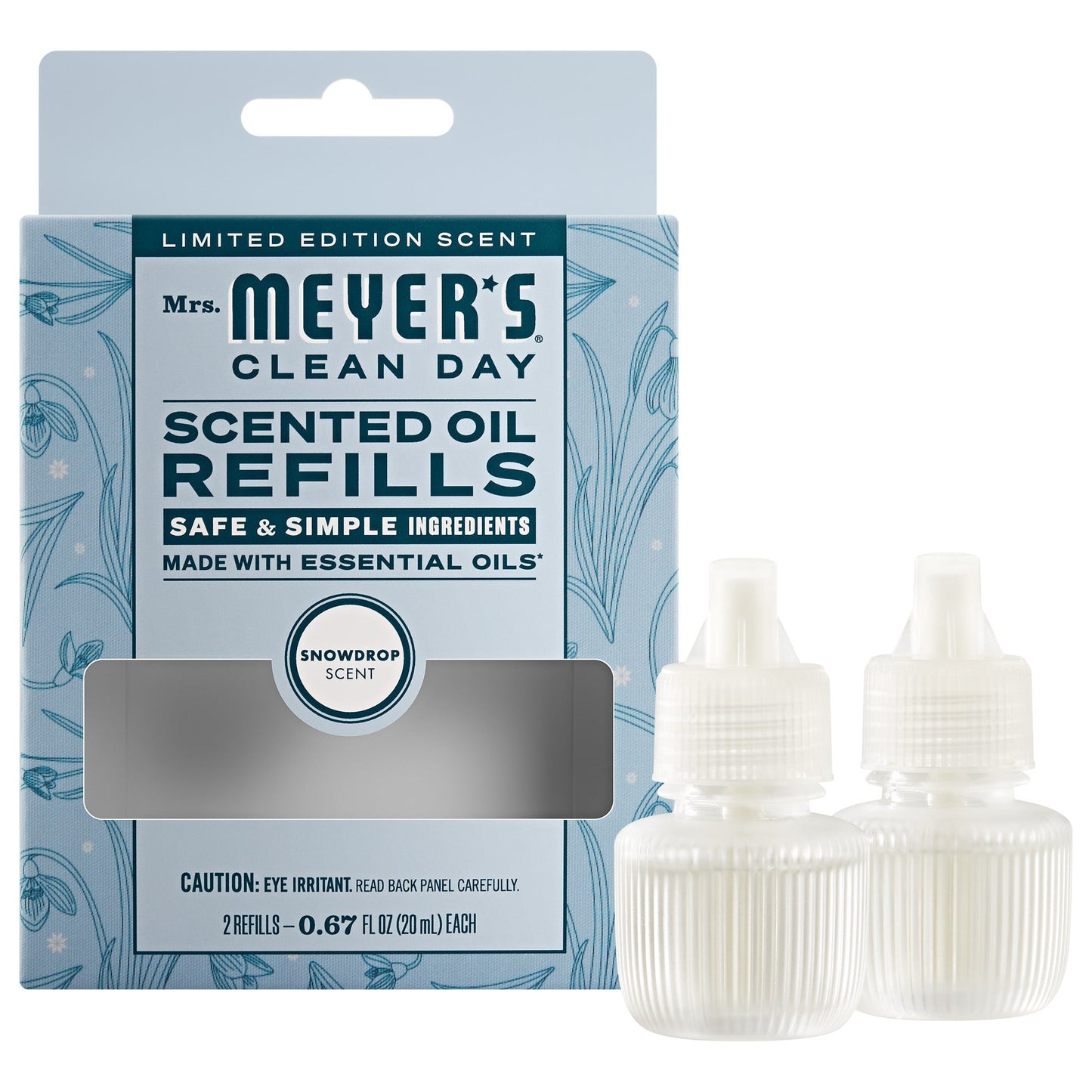 Snowdrop Plug In Scented Oil Refill 2 - Pack - for Home Fragrance