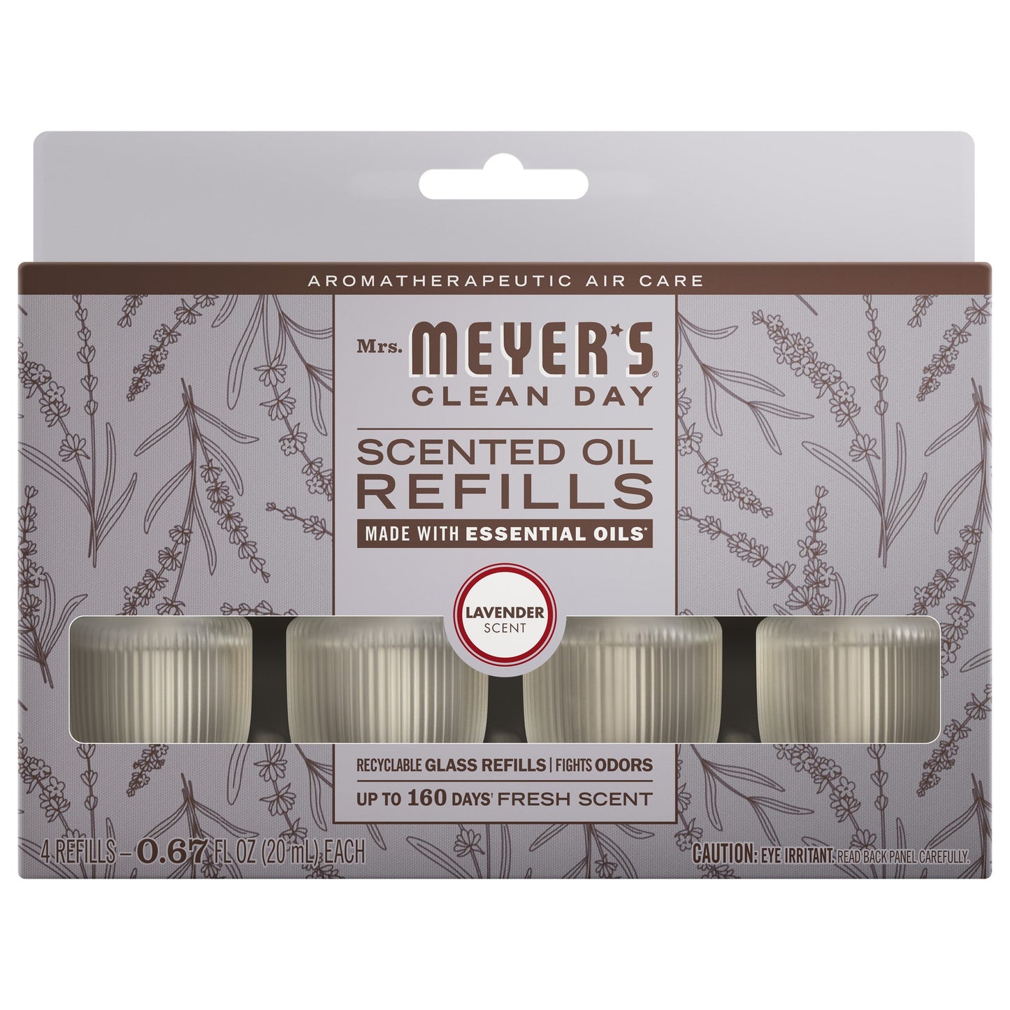 Lavender Plug In Scented Oil Refill 4 - Pack - for Home Fragrance