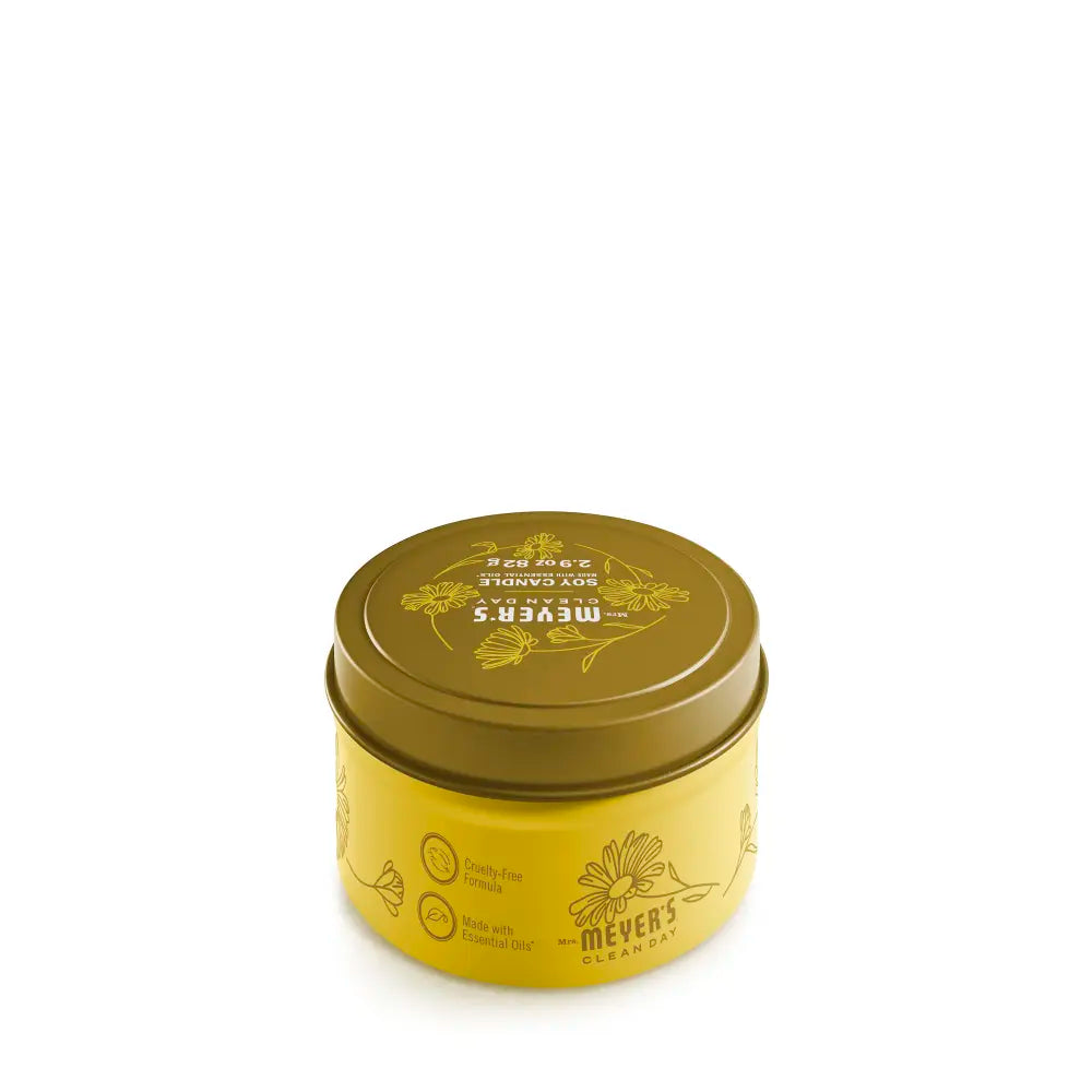 Daisy Tin Candle Mrs. Meyers - for Home Fragrance