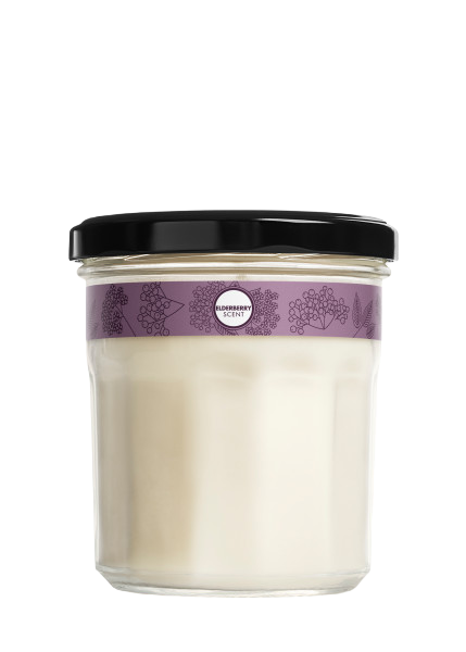 Elderberry Soy Candle Large - for Home Fragrance