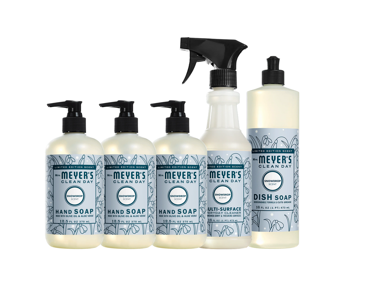 Snowdrop Essentials 5 - Count Bundle - for Hand Care