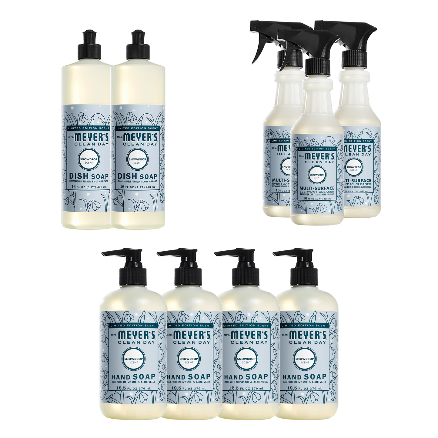 Snowdrop Essentials Plus 9 - Count Bundle - for Hand Care