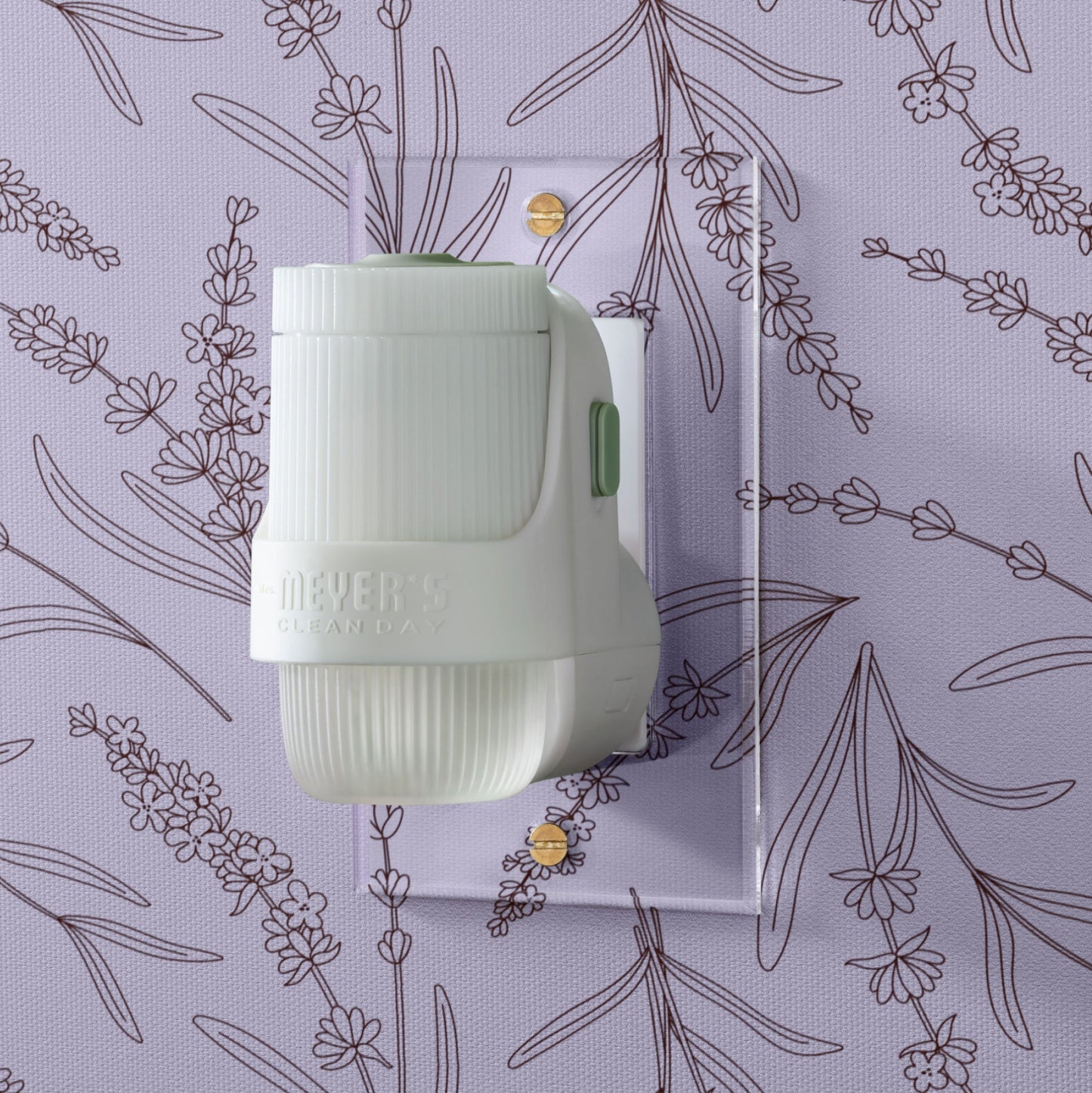 Lavender Plug In Scented Oil Warmer With Refill - for Home Fragrance