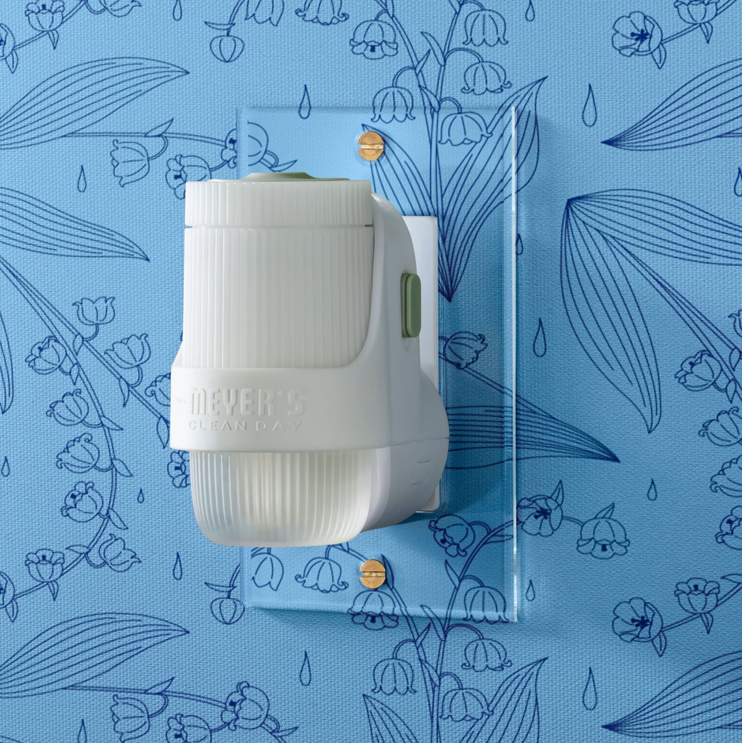 Rain Water Plug In Scented Oil Warmer With Refill - for Home Fragrance