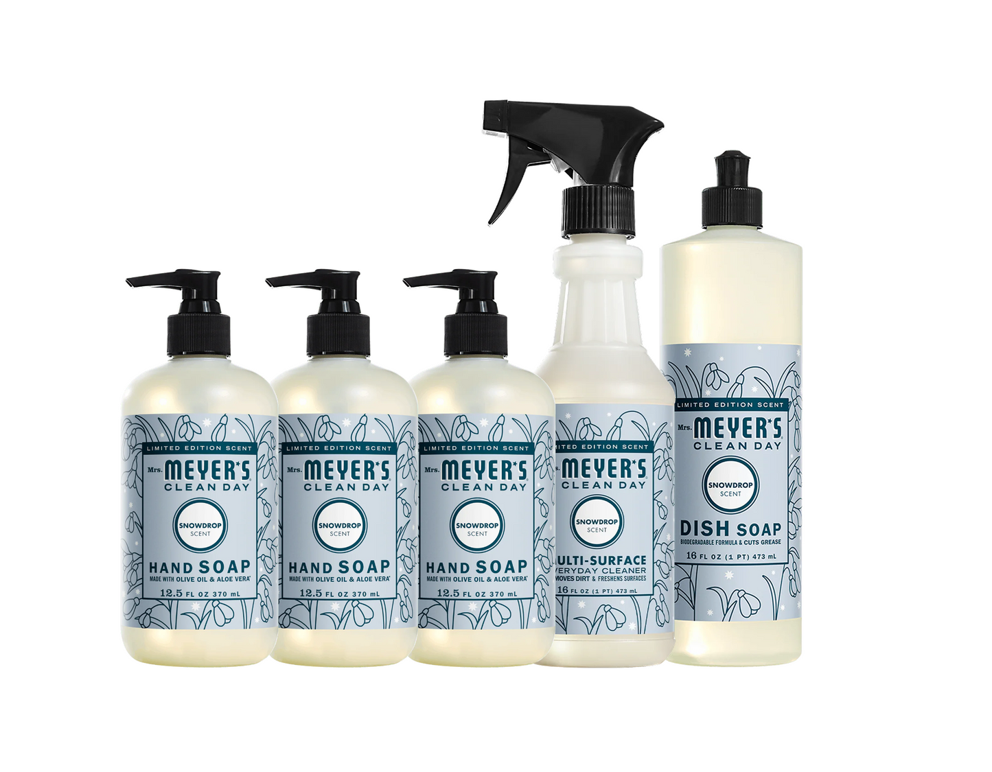 Snowdrop Essentials 5 - Count Bundle - for Hand Care