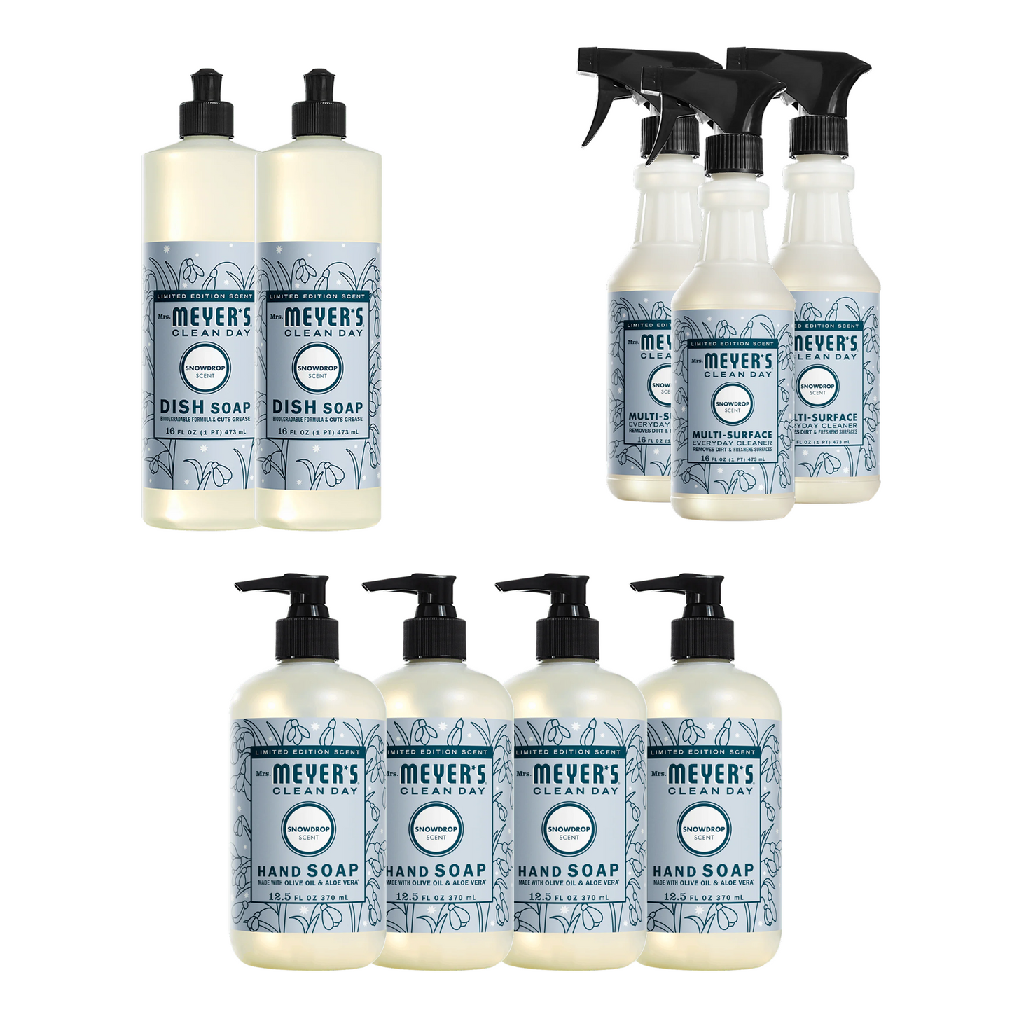 Snowdrop Essentials Plus 9 - Count Bundle - for Hand Care