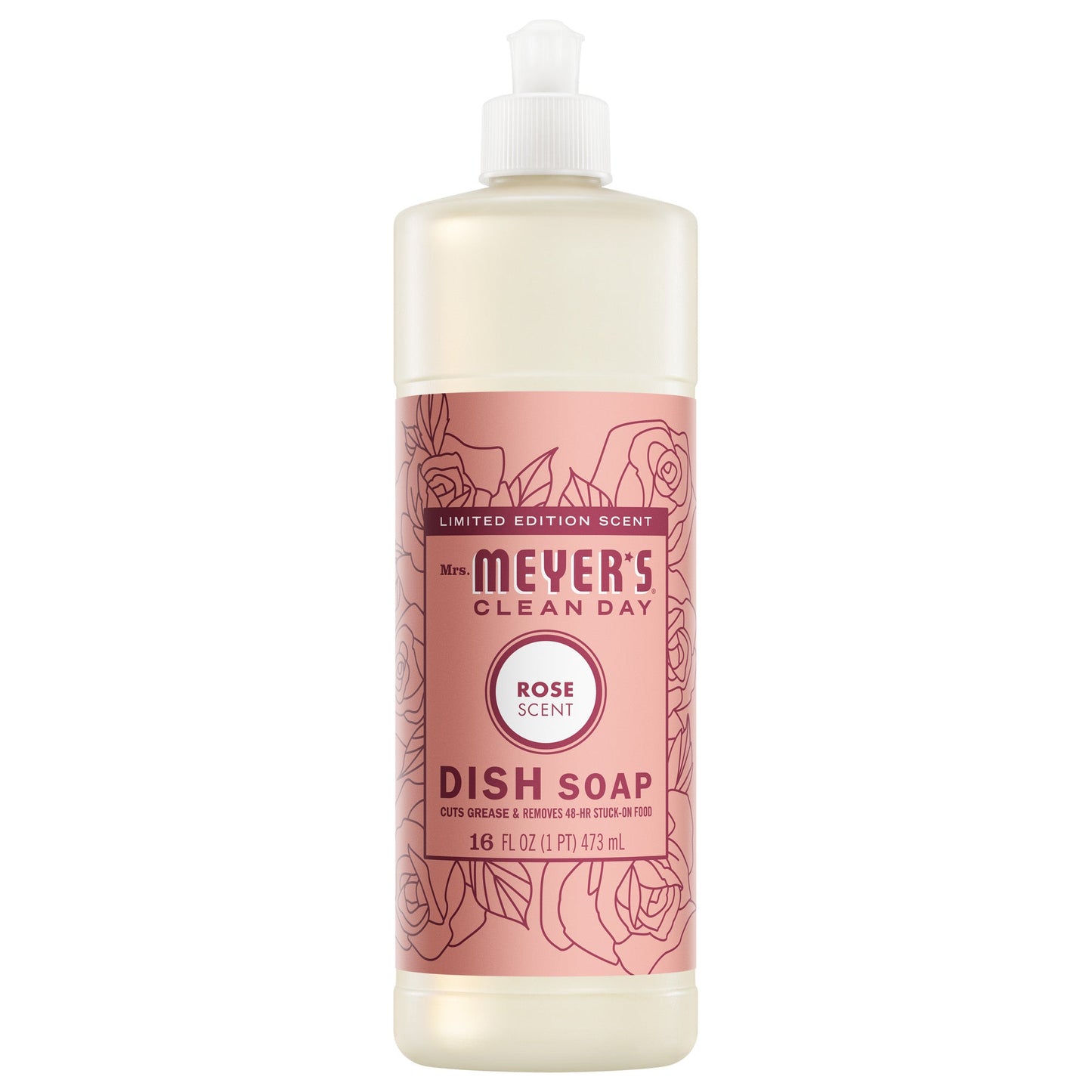 Rose Dish Soap Mrs. Meyers - for Dishwashing