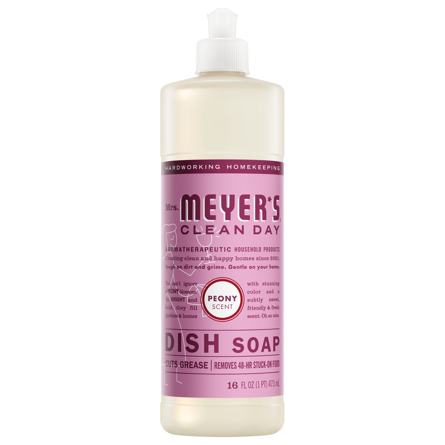Peony Dish Soap Mrs. Meyers - for Dishwashing