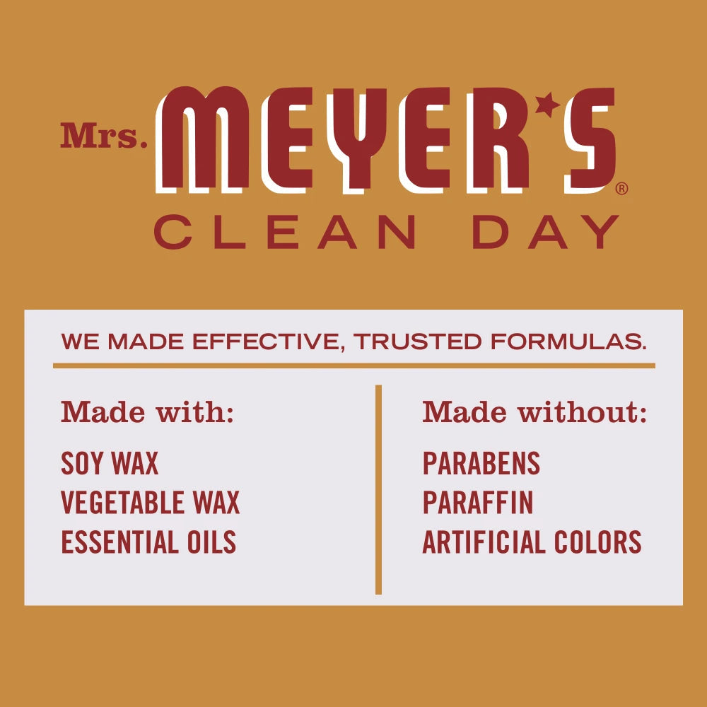 Mrs. Meyers Apple Cider Soy Candle Large - for Home Fragrance