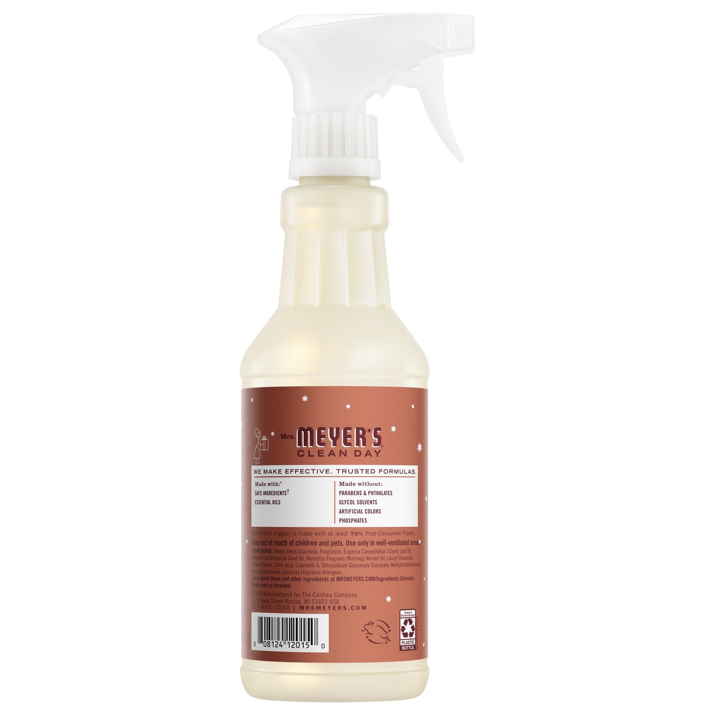 Mrs. Meyers Gingerbread Multi - Surface Everyday Cleaner 3 - count Bundle - for Coordinated Home Care