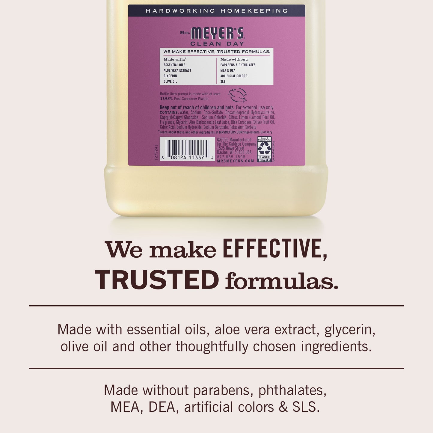 Mrs. Meyers Plum Berry Liquid Hand Soap Refill - for Hand Care