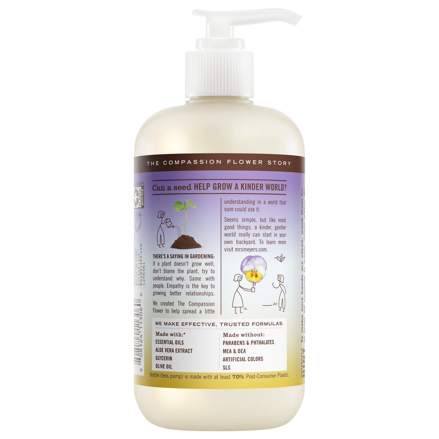 Compassion Flower Liquid Hand Soap Mrs. Meyers - for Hand Care