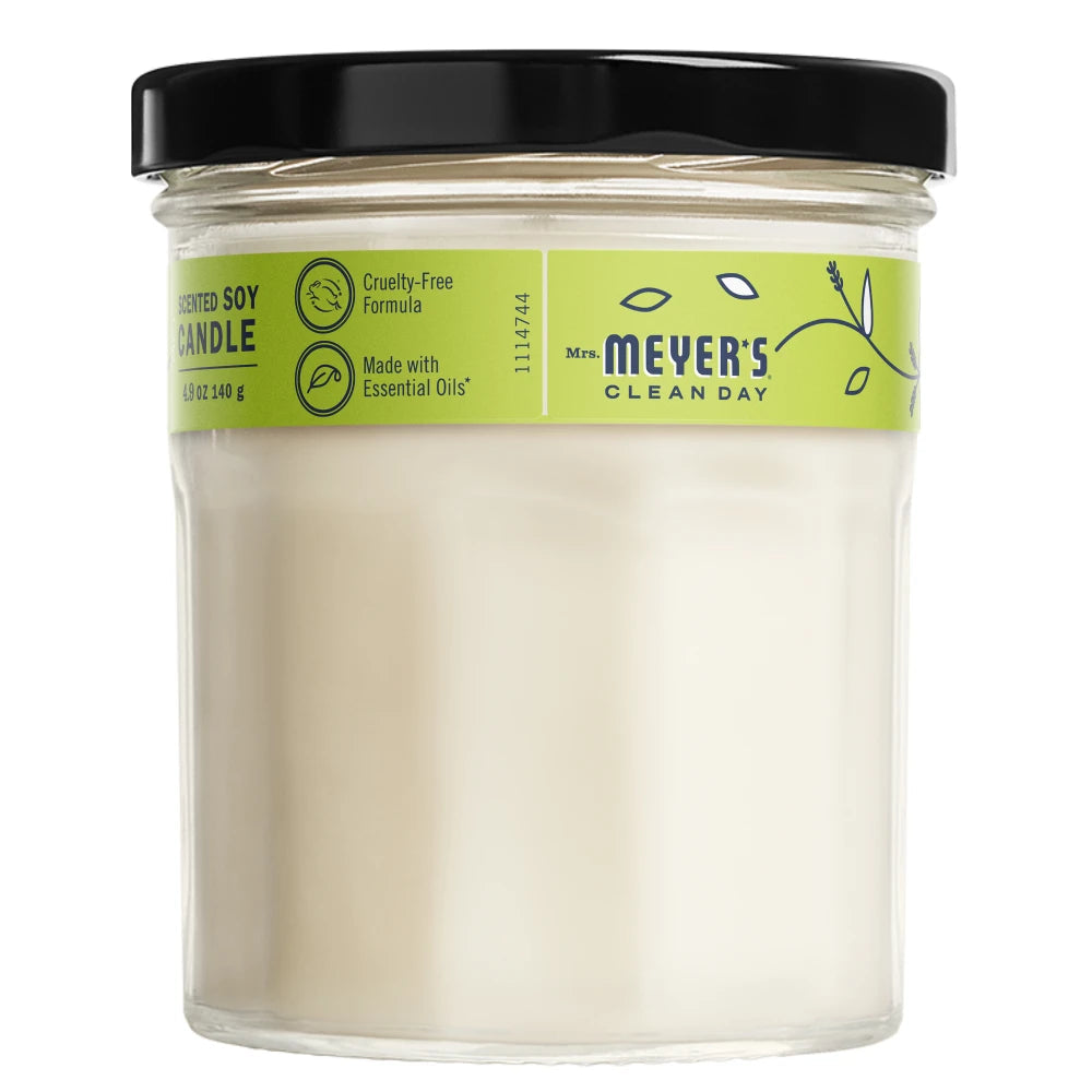 Mrs. Meyers Lemon Verbena Soy Candle Small - for Home Fragrance