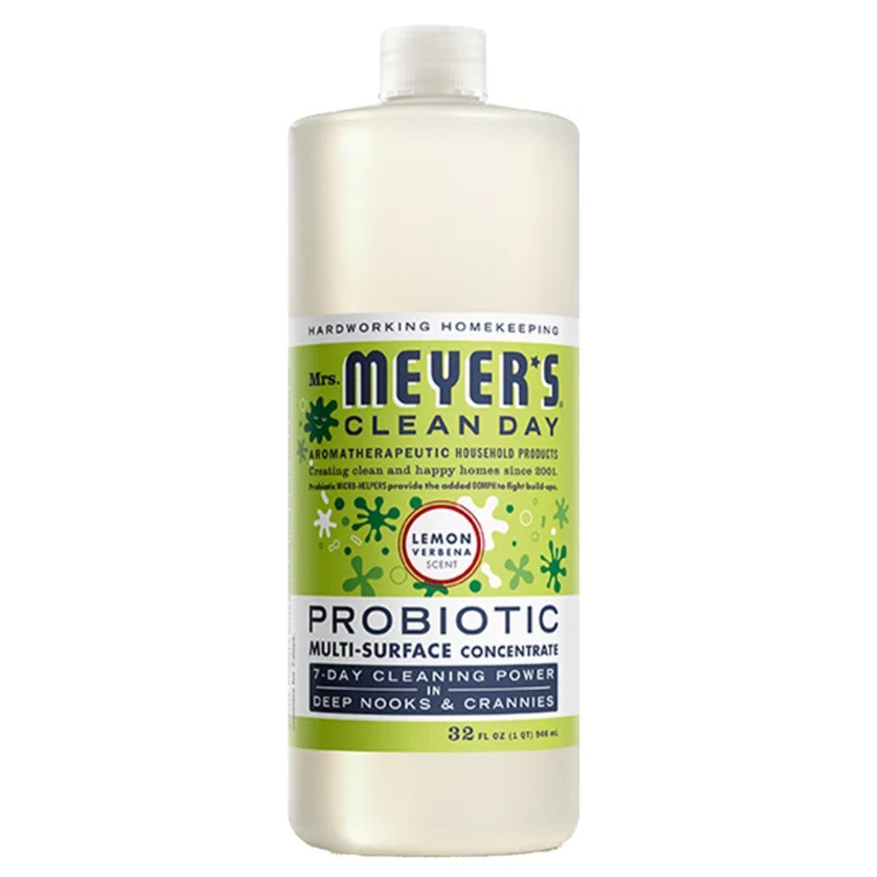 Mrs. Meyers Lemon Verbena Probiotic Multi - Surface Concentrate - for Easy Refilling