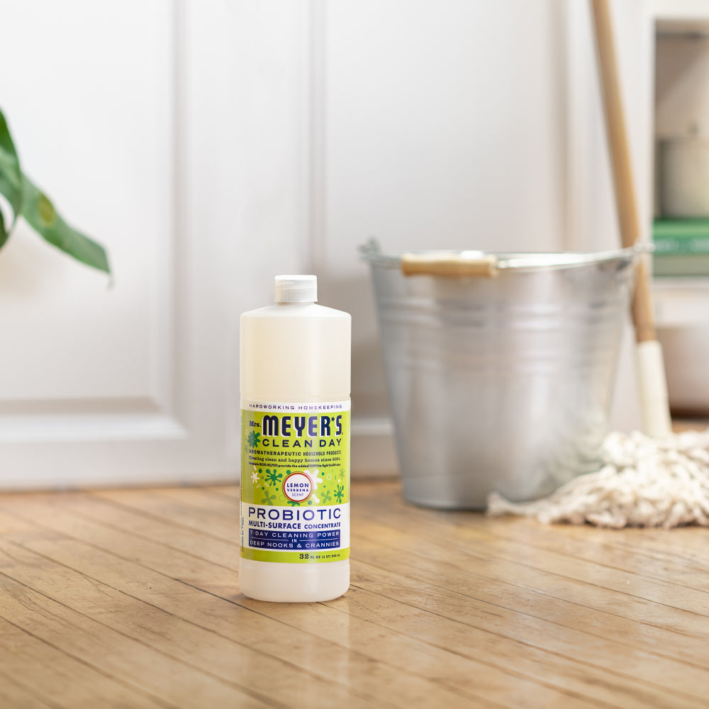Mrs. Meyers Lemon Verbena Probiotic Multi - Surface Concentrate - for Easy Refilling