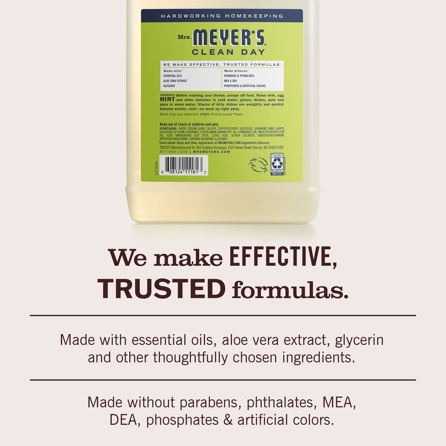 Mrs. Meyers Lemon Verbena Dish Soap Refill - for Dishwashing