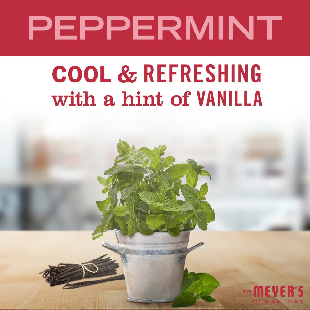 Mrs. Meyers Peppermint Soy Candle Large - for Home Fragrance