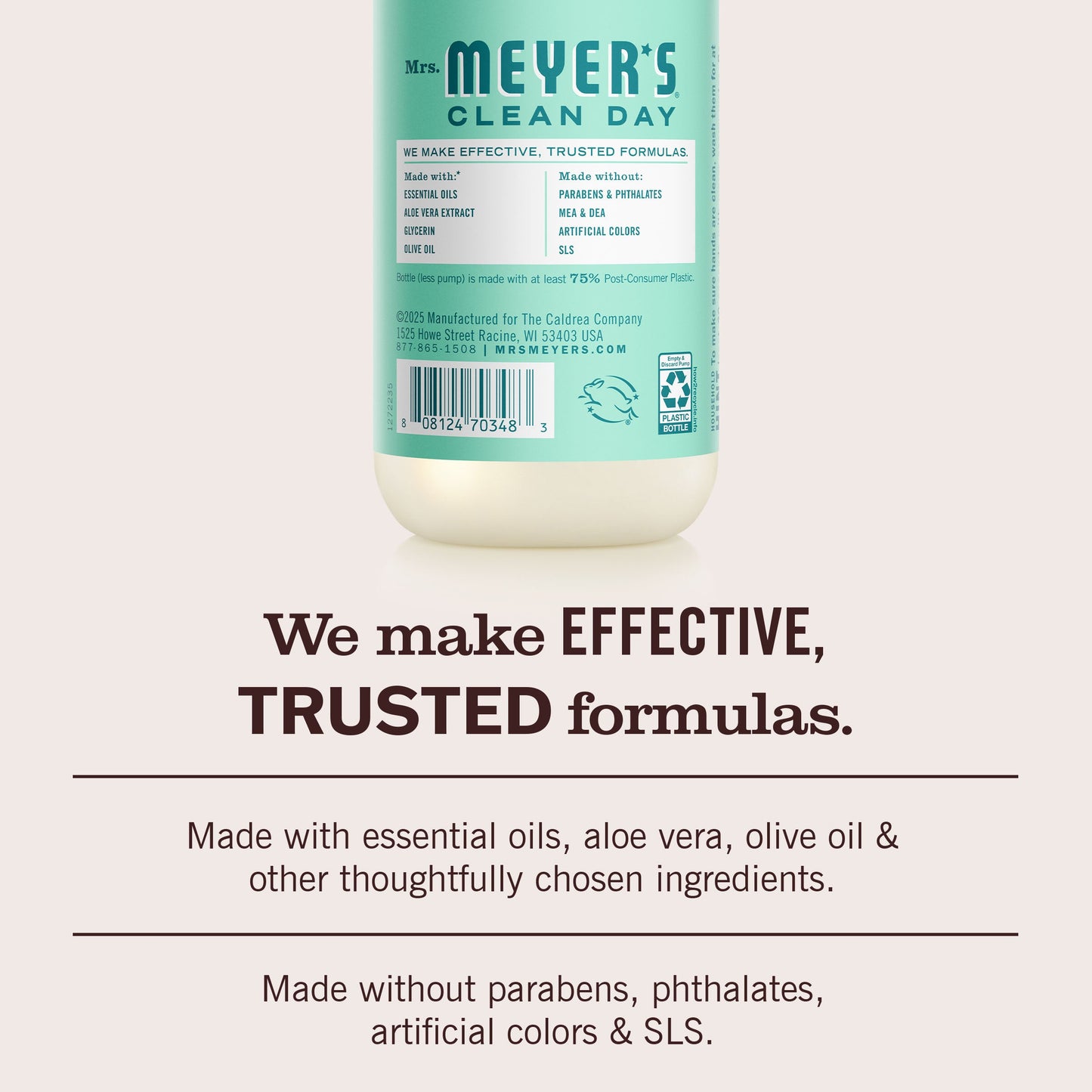 Mrs. Meyers Mint Liquid Hand Soap - for Hand Care