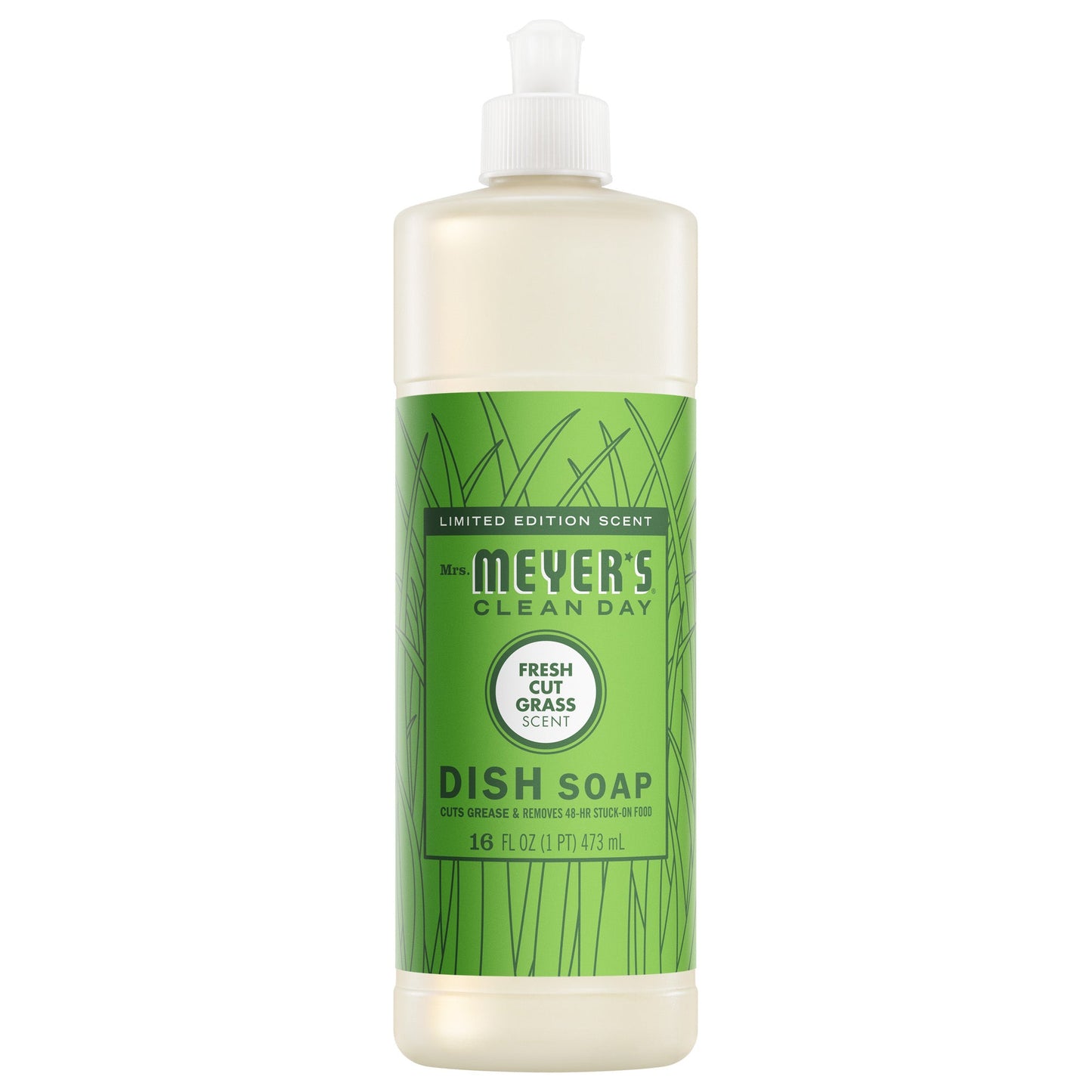 Fresh Cut Grass Liquid Dish Soap Mrs. Meyers - for Dishwashing