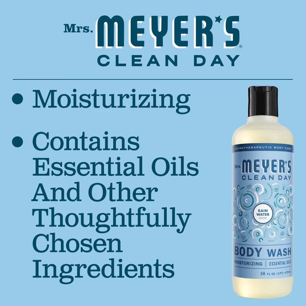 Mrs. Meyers Rain Water Body Wash - for Body Care