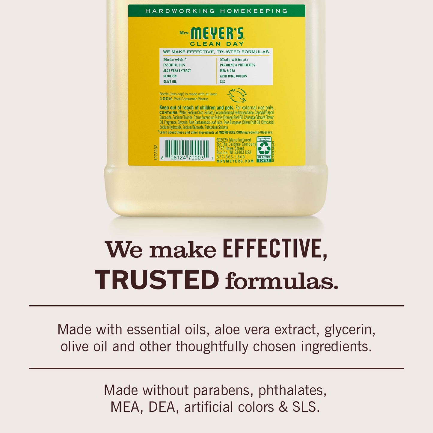 Mrs. Meyers Honeysuckle Liquid Hand Soap Refill - for Hand Care
