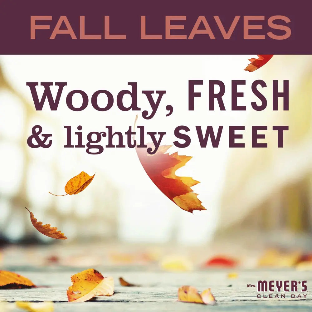 Mrs. Meyers Fall Leaves Soy Candle Large - for Home Fragrance