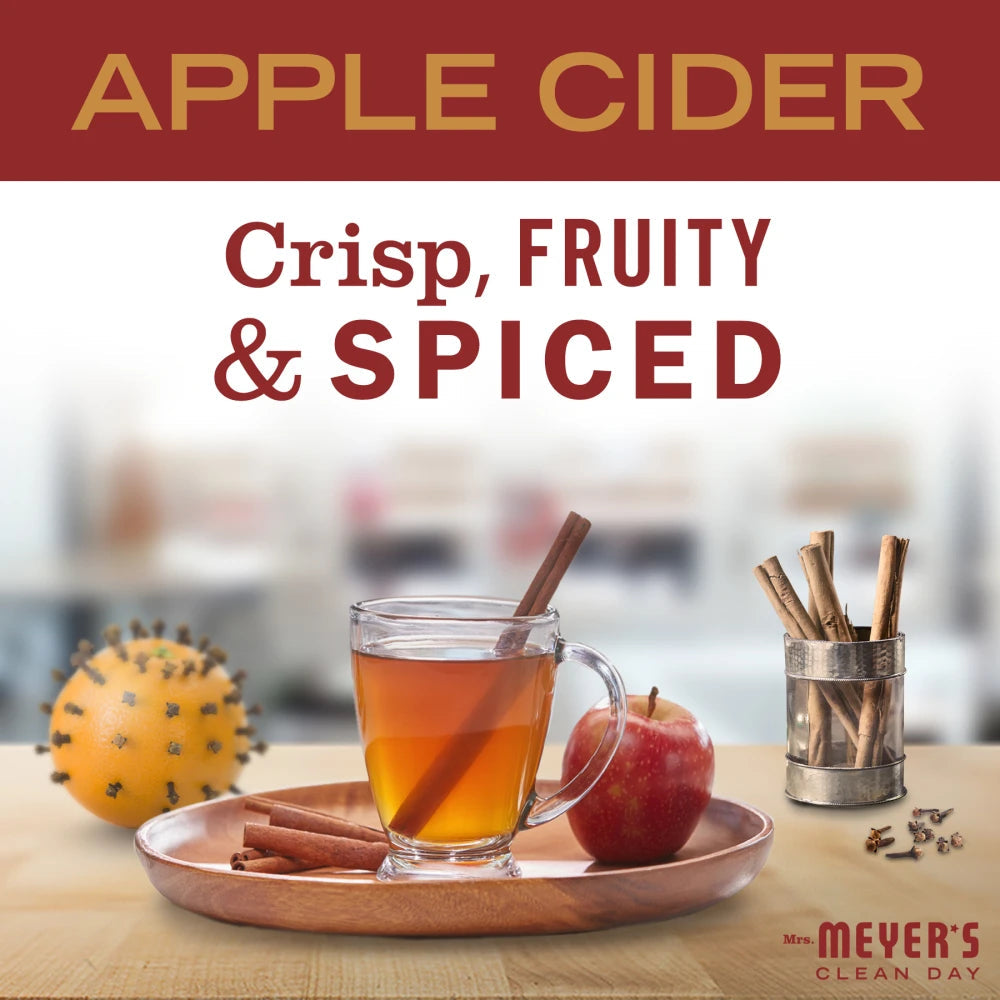 Mrs. Meyers Apple Cider Tin Candle - for Home Fragrance