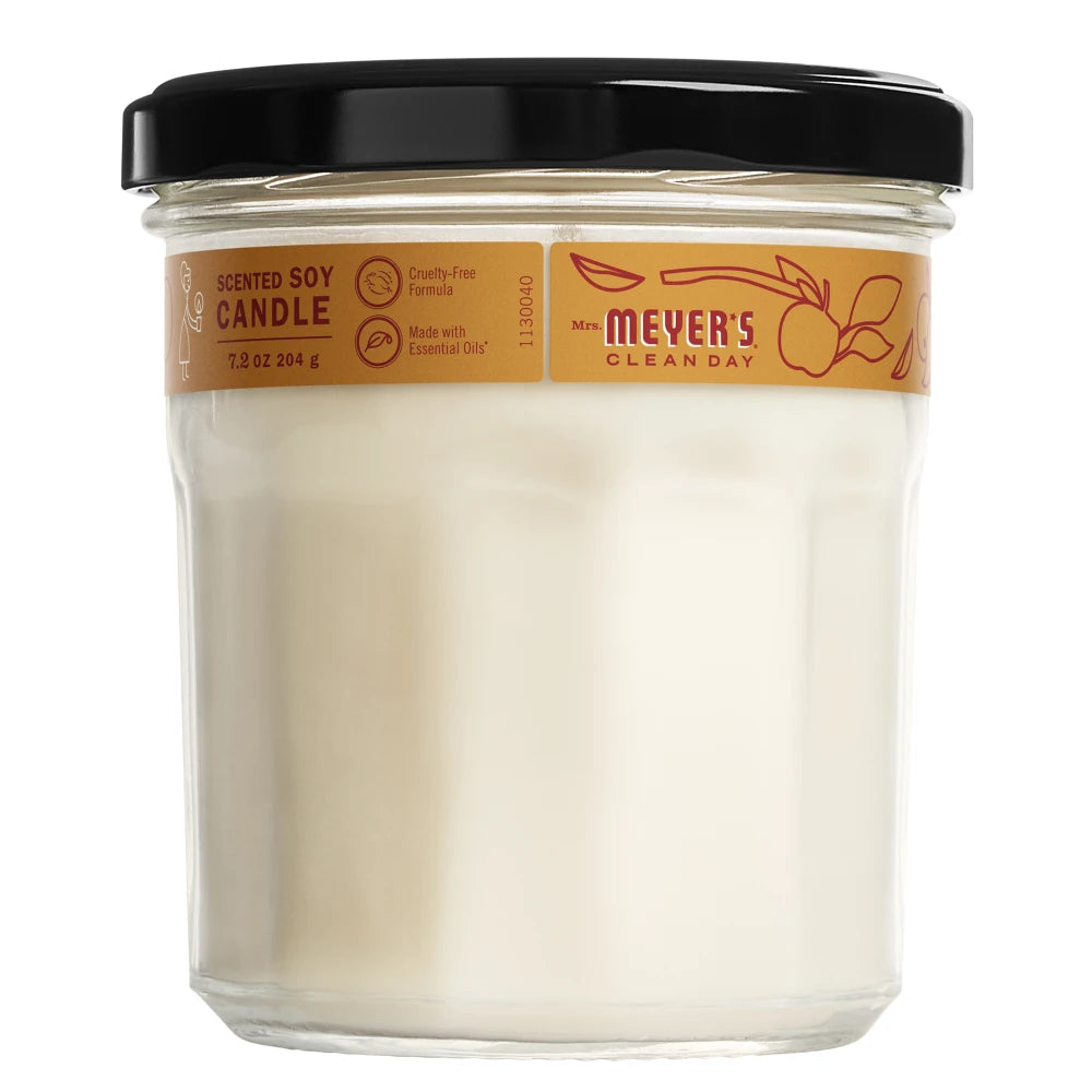 Mrs. Meyers Apple Cider Soy Candle Large - for Home Fragrance