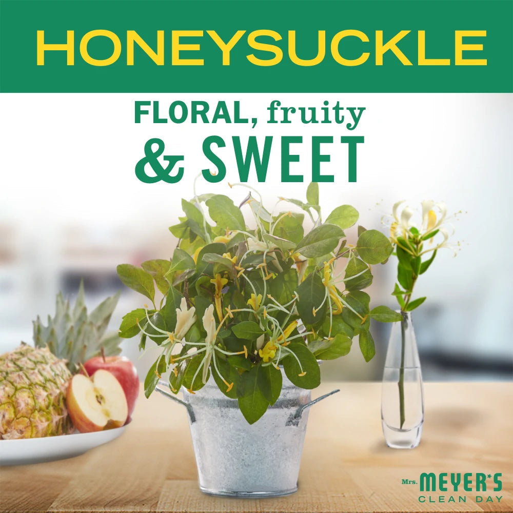 Mrs. Meyers Honeysuckle Soy Candle Small - for Home Fragrance
