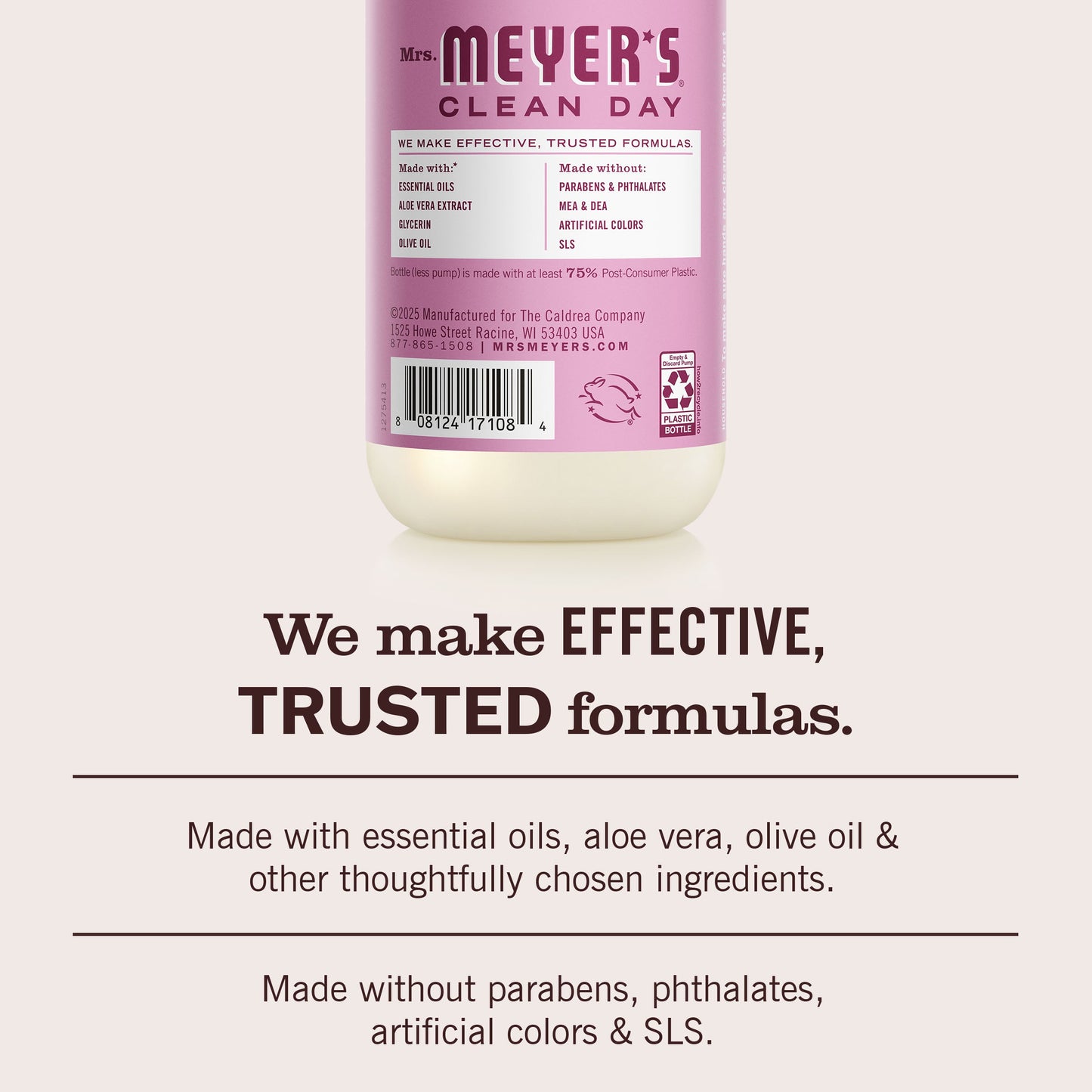 Mrs. Meyers Peony Liquid Hand Soap - for Hand Care