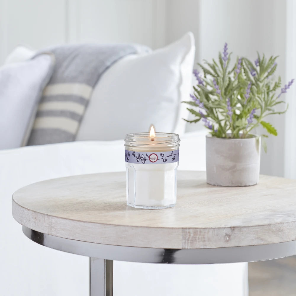 Large Lavender Scented Soy Candle Mrs. Meyers - for Home Fragrance