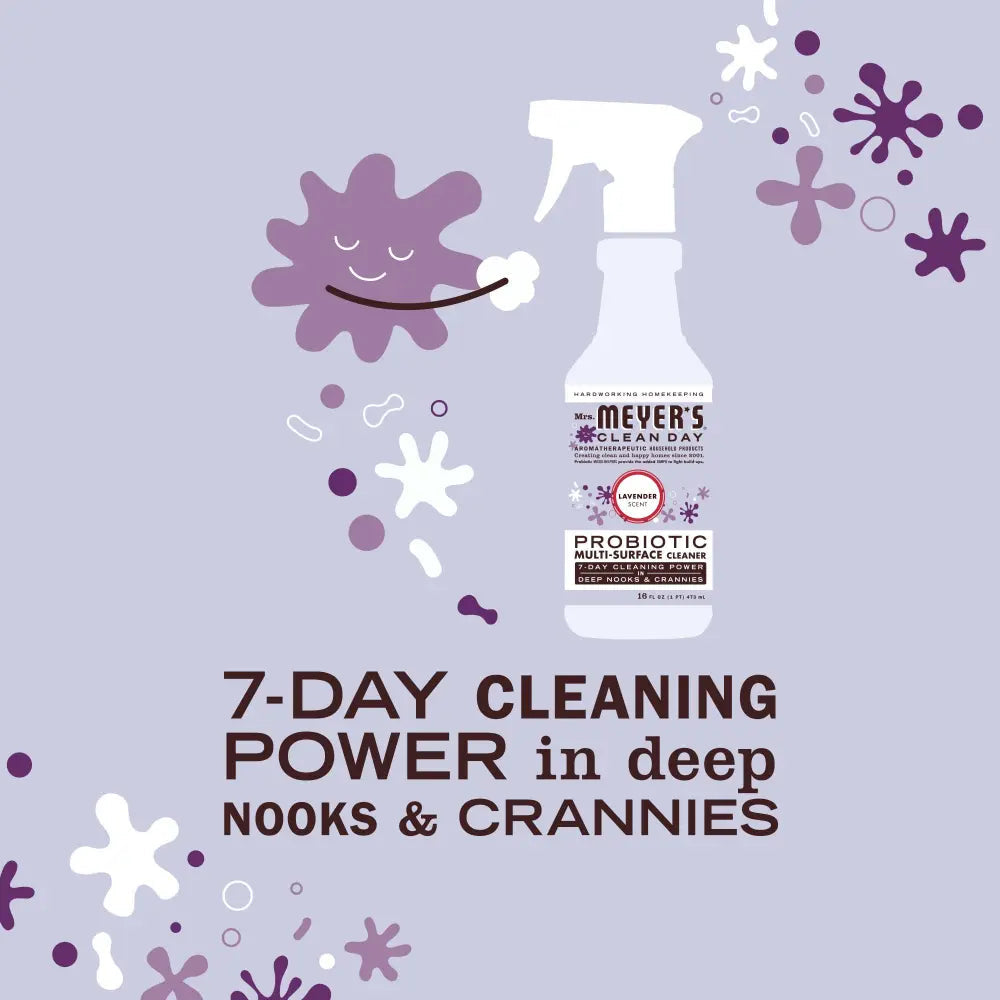 Mrs. Meyers Lavender Probiotic Multi - Surface Cleaner - for Home Cleaning